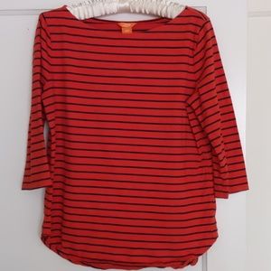 Joe fresh 3/4 sleeve stripes shirt
